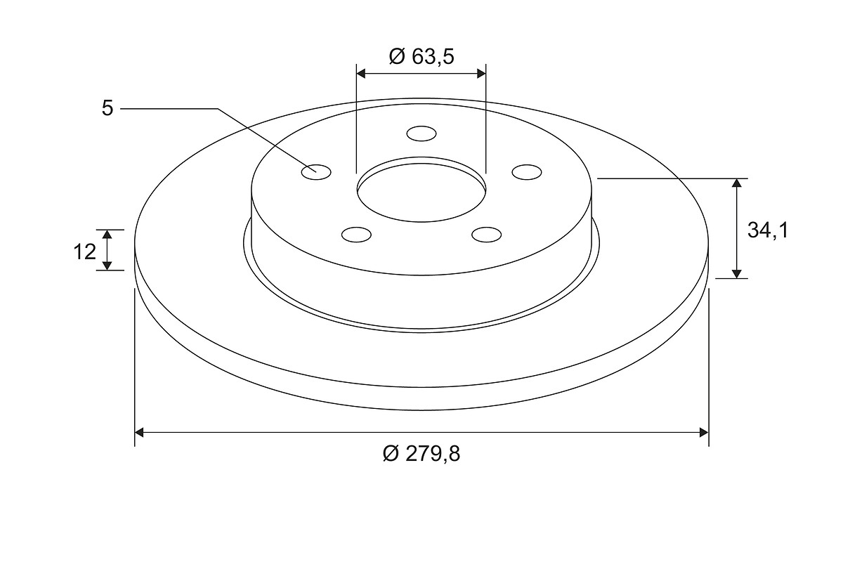 Disques de frein VALEO 672598